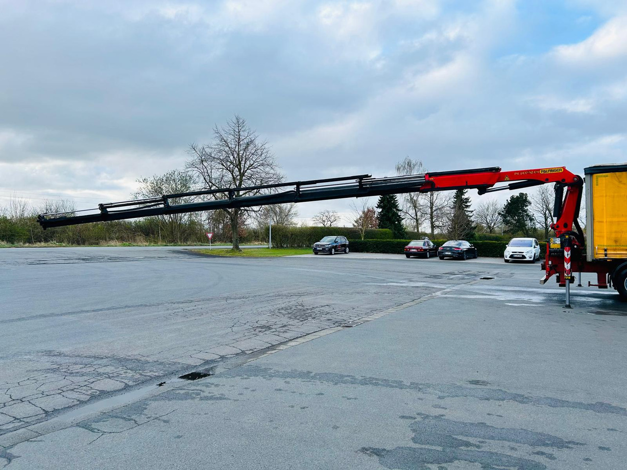 Camion à rideaux coulissants, Camion grue DAF DAF XF 460 FAN + PALFINGER + 16mtr + Lenkachse + EURO 6: photos 9