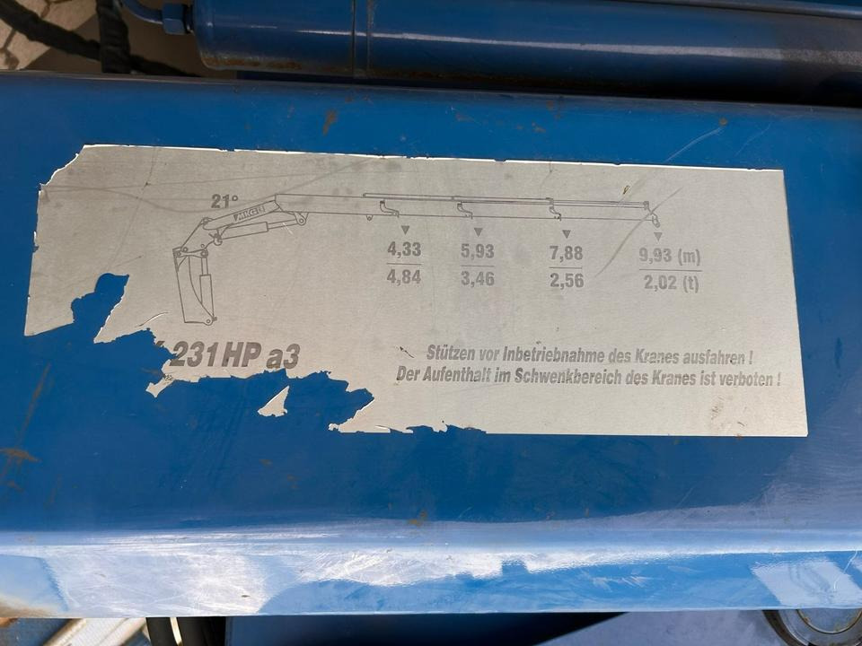 Camion plateau, Camion grue DAF XF 460 FAN + MKG + 10mtr 2to + Lenkachse + EURO 6: photos 8 Camion plateau, Camion grue DAF XF 460 FAN + MKG + 10mtr 2to + Lenkachse + EURO 6: photos 8