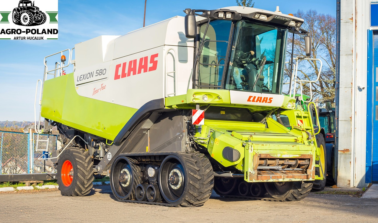 CLAAS LEXION 580 TT - 3326 h - 2008 ROK - QUANTIMETER + VARIO 750 - LASER PILOT - Moissonneuse-batteuse: photos 1 CLAAS LEXION 580 TT - 3326 h - 2008 ROK - QUANTIMETER + VARIO 750 - LASER PILOT - Moissonneuse-batteuse: photos 1