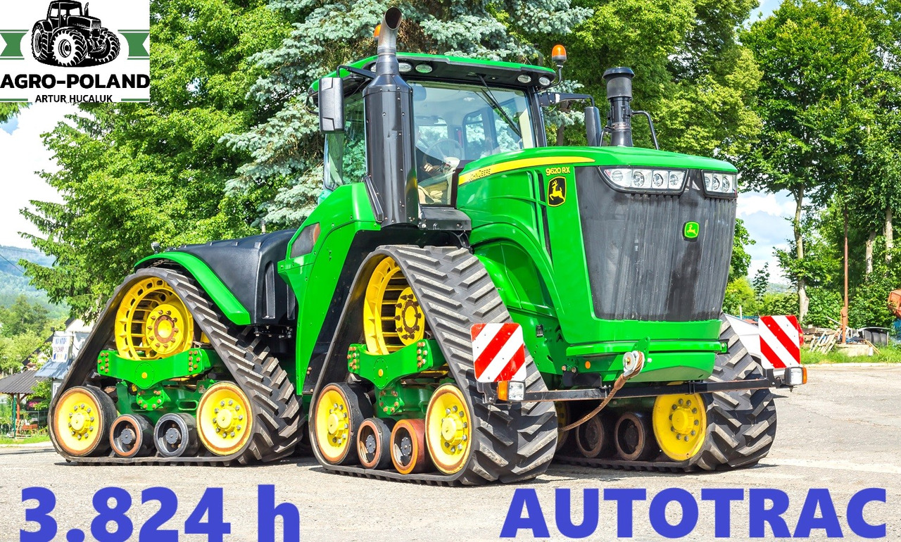 JOHN DEERE 9620 RX - POWERSHIFT - 3824 h - 2019 ROK - NOWE GĄSIENICE - AUTOTRAC - Tracteur agricole: photos 1 JOHN DEERE 9620 RX - POWERSHIFT - 3824 h - 2019 ROK - NOWE GĄSIENICE - AUTOTRAC - Tracteur agricole: photos 1