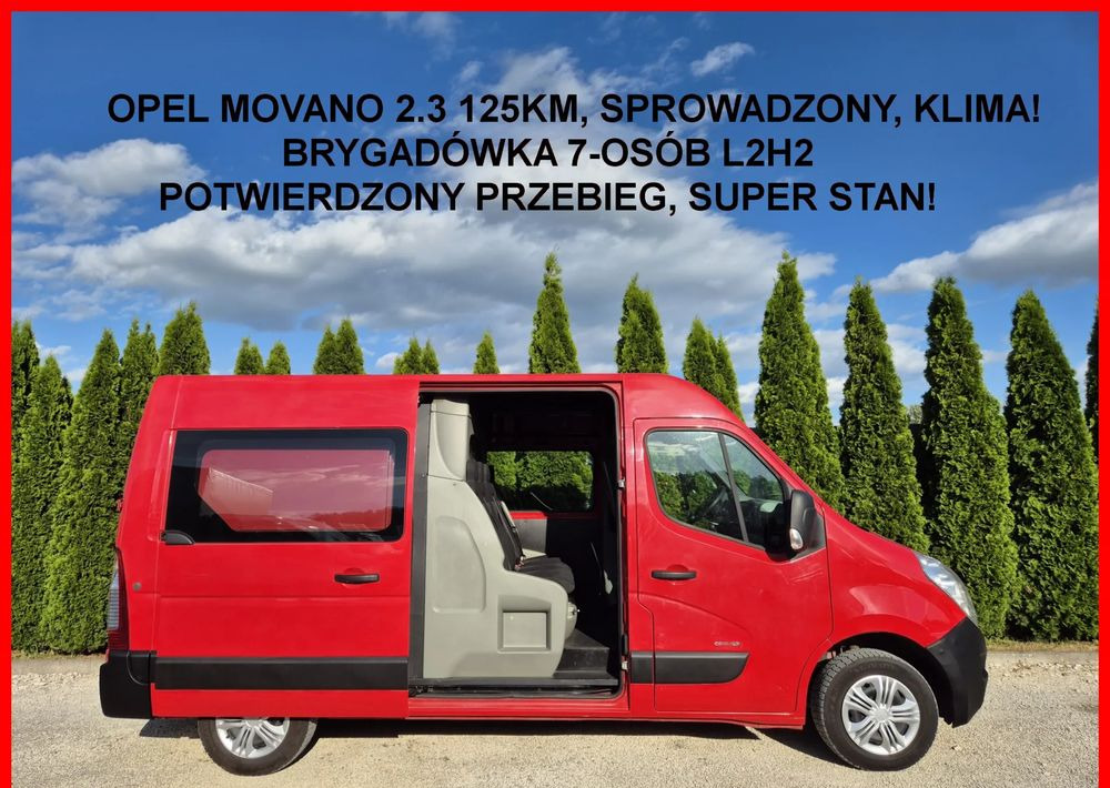 Opel Movano 2.3 125KM L2H2 Dubel Kabina - Utilitaire double cabine: photos 2 Opel Movano 2.3 125KM L2H2 Dubel Kabina - Utilitaire double cabine: photos 2