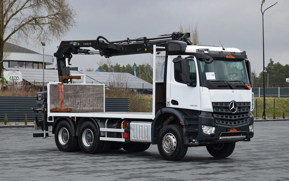 Mercedes-Benz AROCS 2636 / 6x4 / HIAB X-HIPRO 192 E-3 / WYSUW x3 / ROTATOR / STEROWANIE RADIOWE / UDT / PODPORY HYDRAULICZNE / AUTOMAT / KAMERA COFANIA / NISKI PRZEBIEG / SPROWADZONY - Camion plateau, Camion grue: photos 3 Mercedes-Benz AROCS 2636 / 6x4 / HIAB X-HIPRO 192 E-3 / WYSUW x3 / ROTATOR / STEROWANIE RADIOWE / UDT / PODPORY HYDRAULICZNE / AUTOMAT / KAMERA COFANIA / NISKI PRZEBIEG / SPROWADZONY - Camion plateau, Camion grue: photos 3