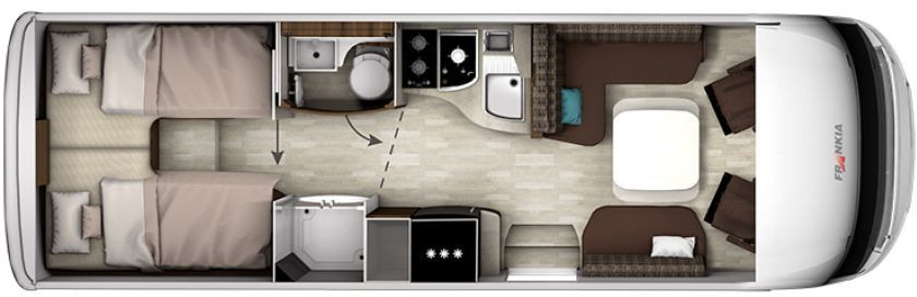 Frankia Titan I 790 GD Solar Klima Keramikv SOG ... - Camping-car intégral: photos 2 Frankia Titan I 790 GD Solar Klima Keramikv SOG ... - Camping-car intégral: photos 2