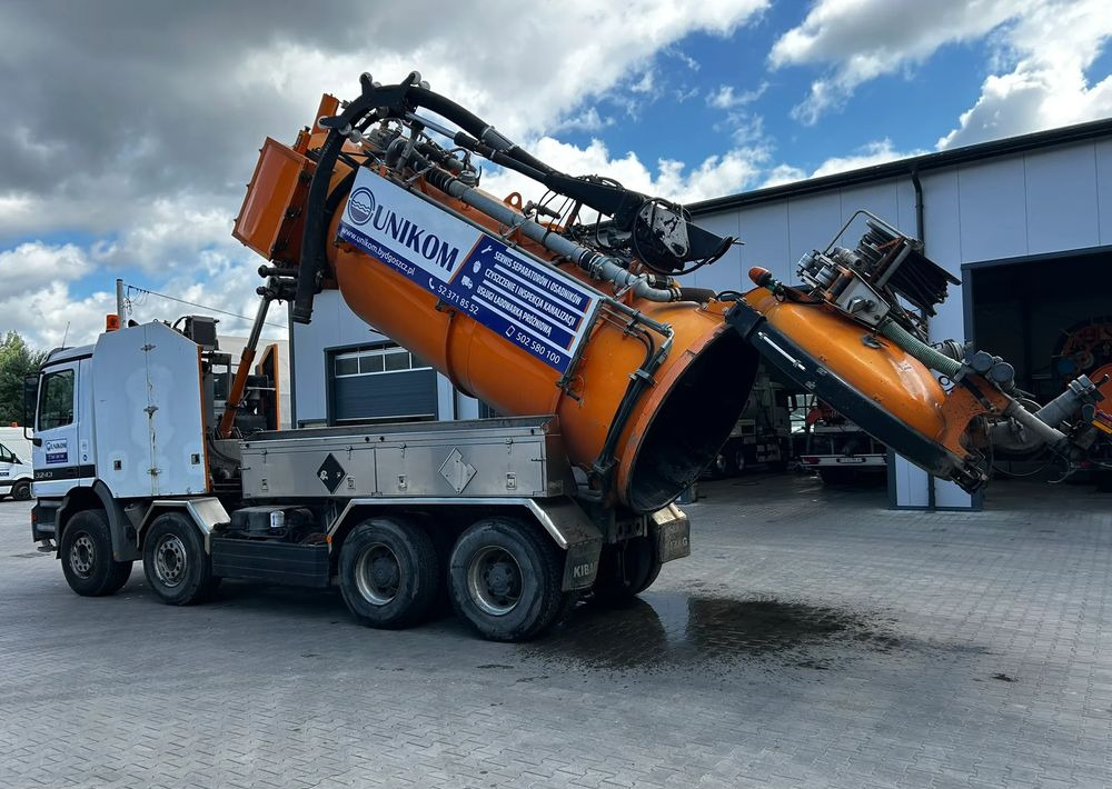 Mercedes-Benz ACTROS 3243 KAISER AQUASTER WUKO - Camion hydrocureur: photos 2 Mercedes-Benz ACTROS 3243 KAISER AQUASTER WUKO - Camion hydrocureur: photos 2