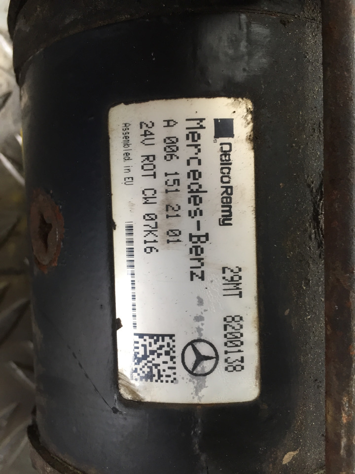 Démarreur pour Camion Gebrauchter Anlasser MB Atego 8.18, Motor Typ : 904 LA, Artikel - Nr. : A 006 151 21 01: photos 10 Démarreur pour Camion Gebrauchter Anlasser MB Atego 8.18, Motor Typ : 904 LA, Artikel - Nr. : A 006 151 21 01: photos 10
