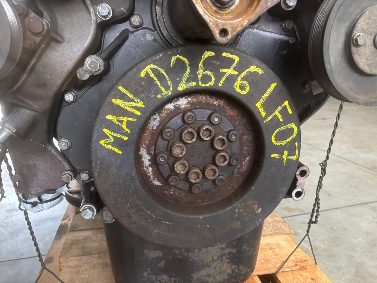 Gebrauchter MAN TGX 26.480 D 2676 LF 07 Motor - Moteur pour Camion: photos 4 Gebrauchter MAN TGX 26.480 D 2676 LF 07 Motor - Moteur pour Camion: photos 4