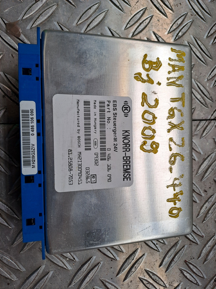 Gebrauchtes MAN TGX 26.440 EBS Steuergerät Brems - / Fahrdynamik, Artikel - Nr. : 81.25808 - 7053 - Bloc de gestion pour Camion: photos 4 Gebrauchtes MAN TGX 26.440 EBS Steuergerät Brems - / Fahrdynamik, Artikel - Nr. : 81.25808 - 7053 - Bloc de gestion pour Camion: photos 4