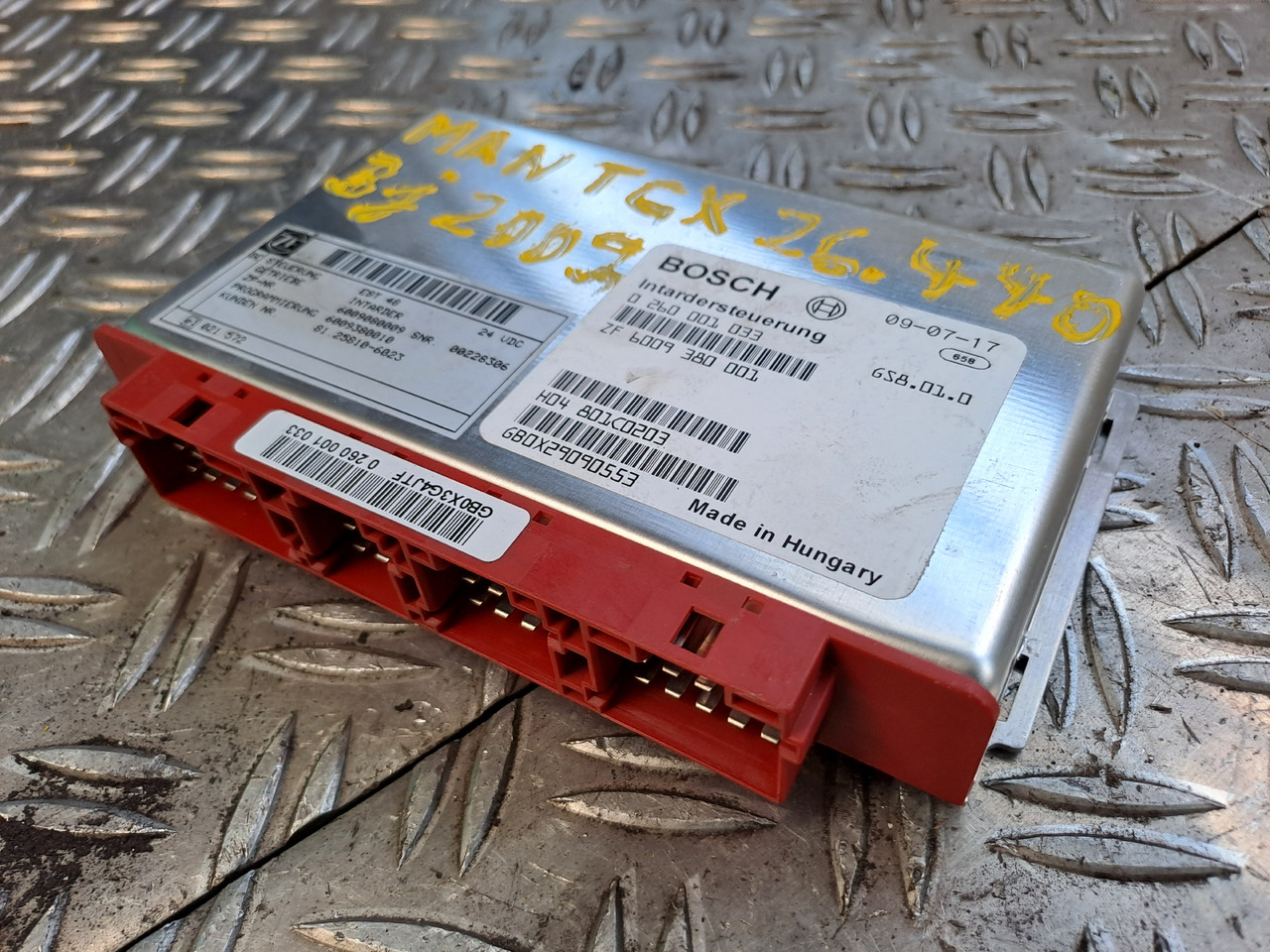 Gebrauchtes MAN TGX 26.440 Steuergerät Intarder, Artikel - Nr.: 81.25810 - 6023 - Bloc de gestion pour Camion: photos 1 Gebrauchtes MAN TGX 26.440 Steuergerät Intarder, Artikel - Nr.: 81.25810 - 6023 - Bloc de gestion pour Camion: photos 1