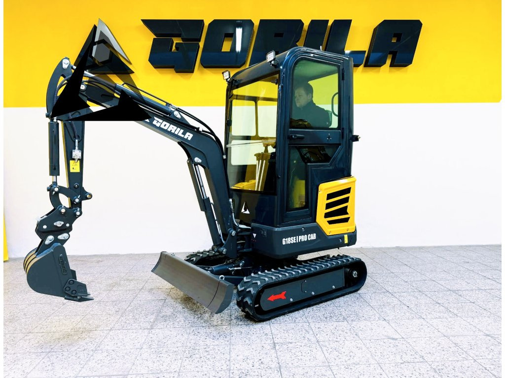 Mini pelle Pásový minibagr GORILA G18SE I PRO CAB: photos 8 Mini pelle Pásový minibagr GORILA G18SE I PRO CAB: photos 8
