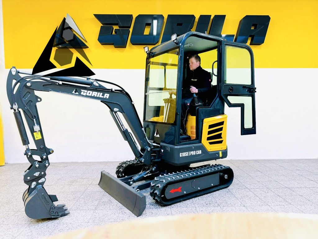 Mini pelle Pásový minibagr GORILA G18SE I PRO CAB: photos 6 Mini pelle Pásový minibagr GORILA G18SE I PRO CAB: photos 6