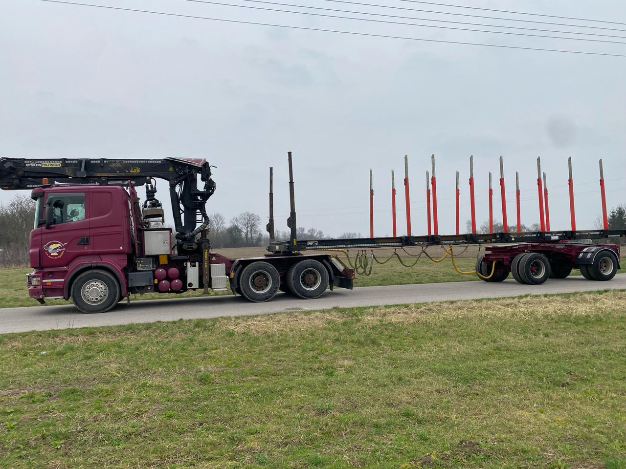 SCANIA R500 - Tracteur routier, Semi-remorque grumier: photos 3 SCANIA R500 - Tracteur routier, Semi-remorque grumier: photos 3