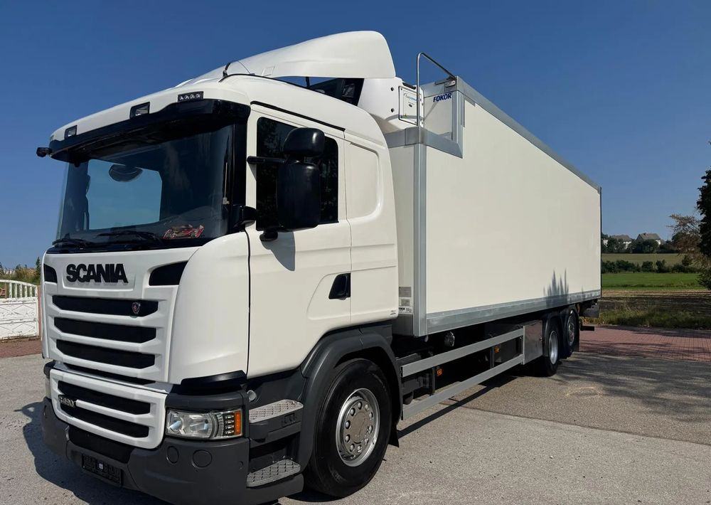 Scania Scania G 490 / CHŁODNIA + WINDA / 23 PALETY / EURO6 / OŚ SKRĘTNA / CARRIER 850 / ASO - Camion frigorifique: photos 1 Scania Scania G 490 / CHŁODNIA + WINDA / 23 PALETY / EURO6 / OŚ SKRĘTNA / CARRIER 850 / ASO - Camion frigorifique: photos 1