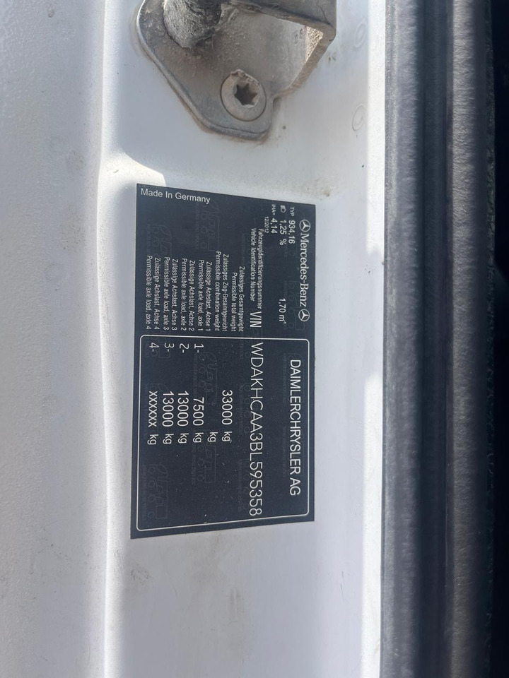 MERCEDES-BENZ Actros 3340 - Châssis cabine: photos 3 MERCEDES-BENZ Actros 3340 - Châssis cabine: photos 3