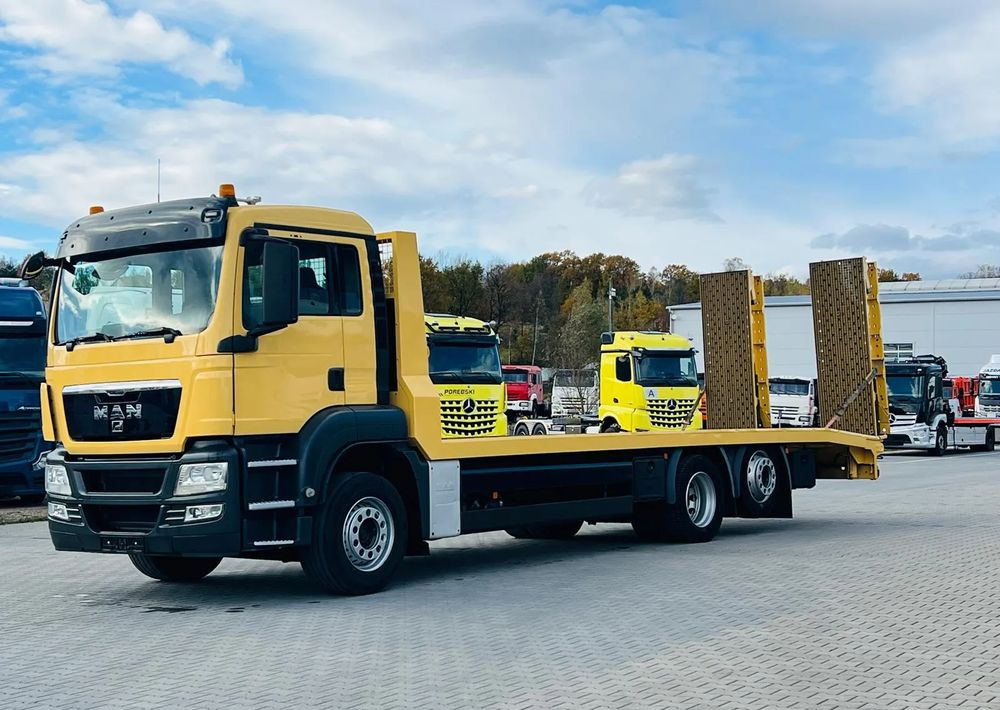 MAN TGS / 6x2/ LAWETA / PLATFORMA / NAJAZDY HYDRAULICZNE / WYCIĄGARKA / oś skrętna i podnoszona - Remorqueuse: photos 5 MAN TGS / 6x2/ LAWETA / PLATFORMA / NAJAZDY HYDRAULICZNE / WYCIĄGARKA / oś skrętna i podnoszona - Remorqueuse: photos 5