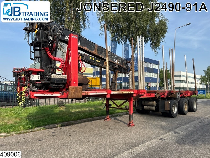 Billaud Chassis Wood transport, Jonsered, Extendable. - Semi-remorque grumier: photos 1 Billaud Chassis Wood transport, Jonsered, Extendable. - Semi-remorque grumier: photos 1