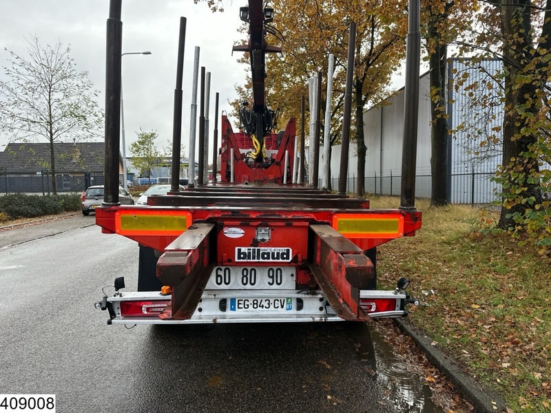 Billaud Chassis Wood transport, Steel suspension, Extendable - Semi-remorque grumier: photos 5 Billaud Chassis Wood transport, Steel suspension, Extendable - Semi-remorque grumier: photos 5