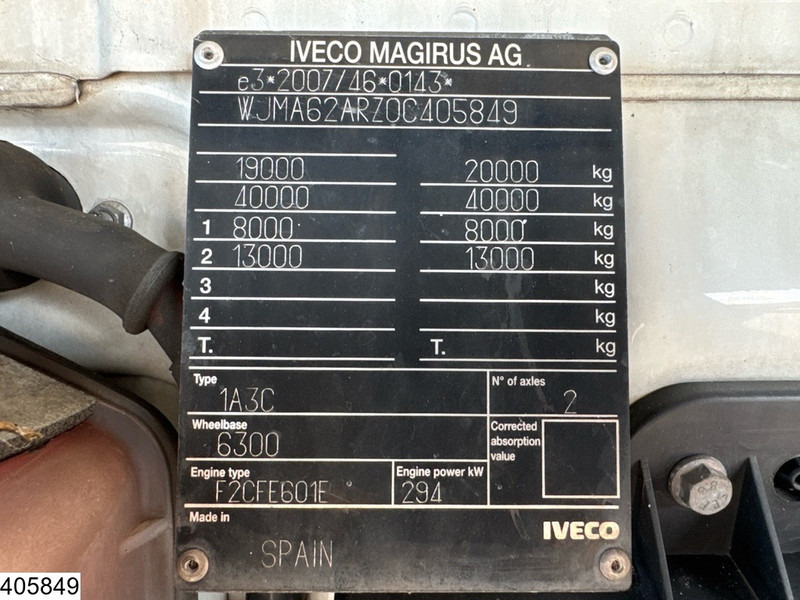 Iveco Stralis 400 CNG EURO 6, CNG, Retarder, Dhollandia - crédit-bail Iveco Stralis 400 CNG EURO 6, CNG, Retarder, Dhollandia: photos 7 Iveco Stralis 400 CNG EURO 6, CNG, Retarder, Dhollandia - crédit-bail Iveco Stralis 400 CNG EURO 6, CNG, Retarder, Dhollandia: photos 7