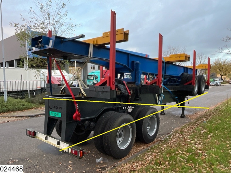 Legras Openlaadbak Wood transport, Steel suspension - Semi-remorque grumier: photos 2 Legras Openlaadbak Wood transport, Steel suspension - Semi-remorque grumier: photos 2