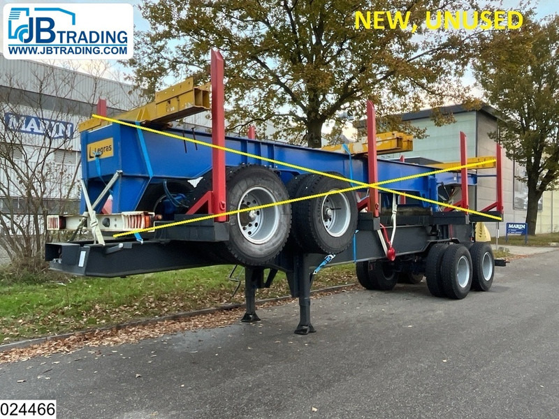 Legras Openlaadbak Wood transport, Steel suspension - Semi-remorque grumier: photos 1 Legras Openlaadbak Wood transport, Steel suspension - Semi-remorque grumier: photos 1