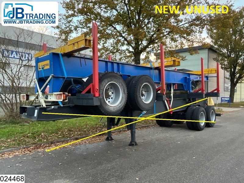 Legras Openlaadbak Wood transport, Steel suspension - Semi-remorque grumier: photos 1 Legras Openlaadbak Wood transport, Steel suspension - Semi-remorque grumier: photos 1