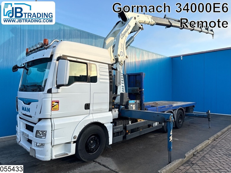 MAN TGX 26 440 6x2. EURO 6, Gormach, Remote, Retarder - Camion plateau, Camion grue: photos 1 MAN TGX 26 440 6x2. EURO 6, Gormach, Remote, Retarder - Camion plateau, Camion grue: photos 1