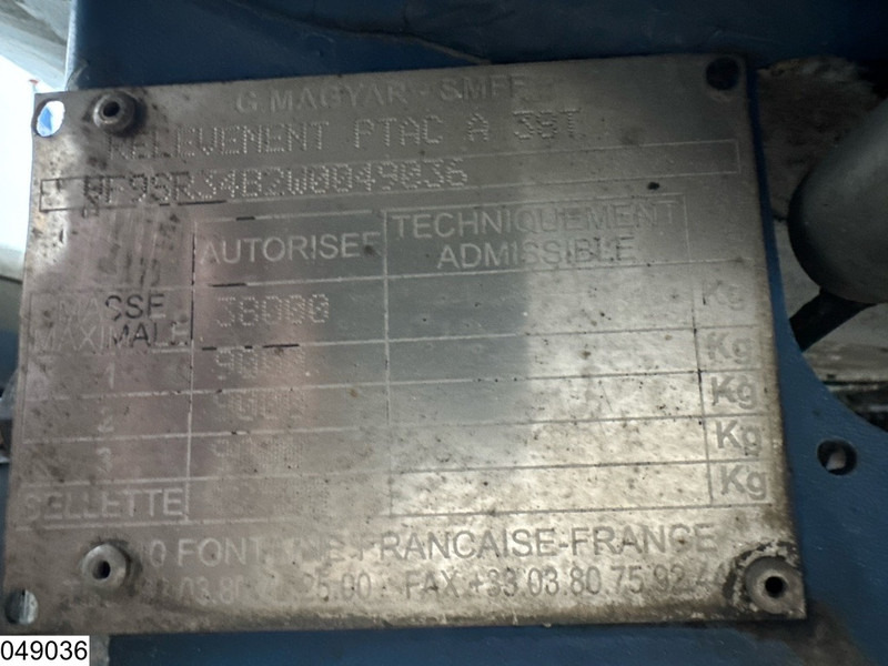 Magyar Food 26.000 Liter, 1 Comp - Semi-remorque citerne: photos 4 Magyar Food 26.000 Liter, 1 Comp - Semi-remorque citerne: photos 4