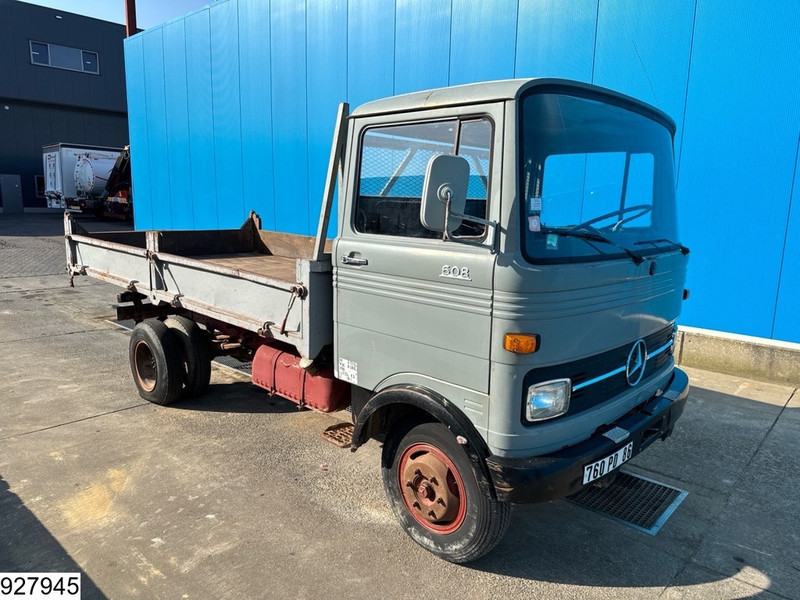 Mercedes-Benz 608 D Manual, Steel suspension, Bennes Marrel - Camion benne: photos 3 Mercedes-Benz 608 D Manual, Steel suspension, Bennes Marrel - Camion benne: photos 3