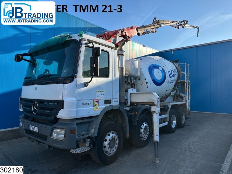 Mercedes-Benz Actros 3241 8x4, PUMI, Putzmeister, 21 MTR, Telligent 16 - Camion pompe: photos 1 Mercedes-Benz Actros 3241 8x4, PUMI, Putzmeister, 21 MTR, Telligent 16 - Camion pompe: photos 1