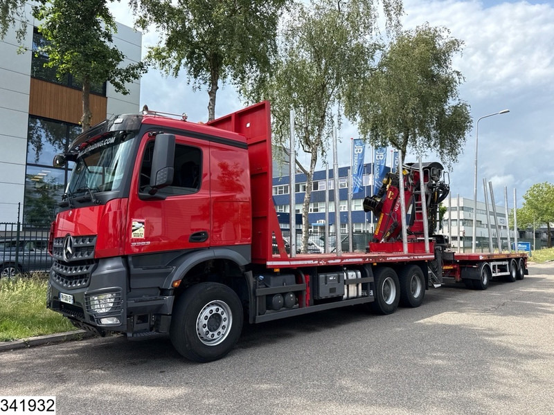 Mercedes-Benz Arocs 3353 6x4, EURO 6, Rertarder, Kesla, Combi - Camion grumier, Camion grue: photos 2 Mercedes-Benz Arocs 3353 6x4, EURO 6, Rertarder, Kesla, Combi - Camion grumier, Camion grue: photos 2
