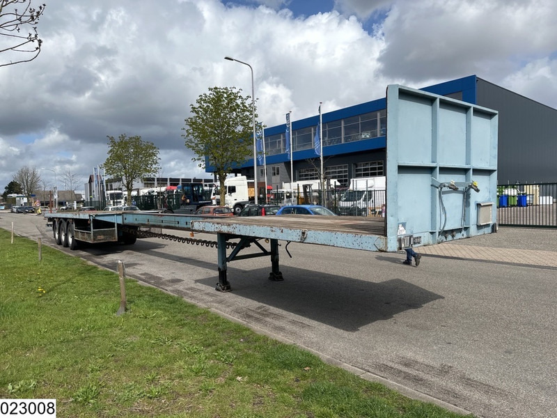 Semi-remorque plateau Nooteboom open laadbak 42000 KG, 7,15 mtr extendable: photos 8