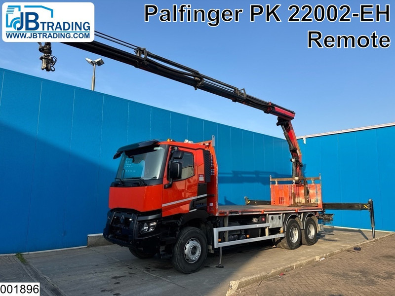 Renault C 430 6x4, EURO 6, Retarder, Palfinger,Remote - Camion plateau, Camion grue: photos 1 Renault C 430 6x4, EURO 6, Retarder, Palfinger,Remote - Camion plateau, Camion grue: photos 1