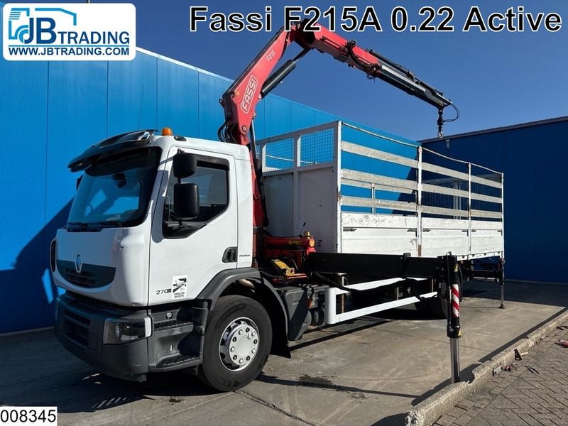 Renault Premium 270 Dxi EURO 5, Fassi, Manual - Camion plateau, Camion grue: photos 1 Renault Premium 270 Dxi EURO 5, Fassi, Manual - Camion plateau, Camion grue: photos 1