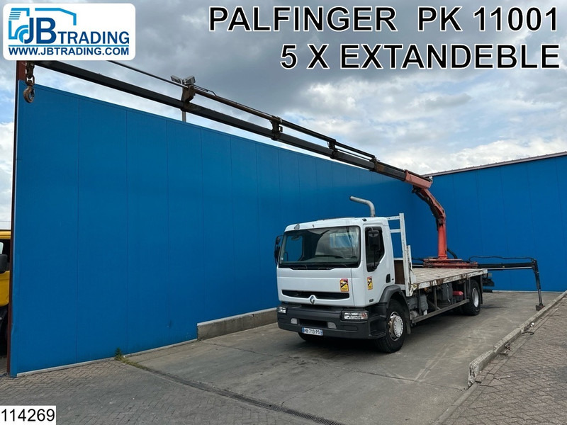 Renault Premium 270 Manual, Steel suspension, Palfinger - Camion plateau, Camion grue: photos 1 Renault Premium 270 Manual, Steel suspension, Palfinger - Camion plateau, Camion grue: photos 1