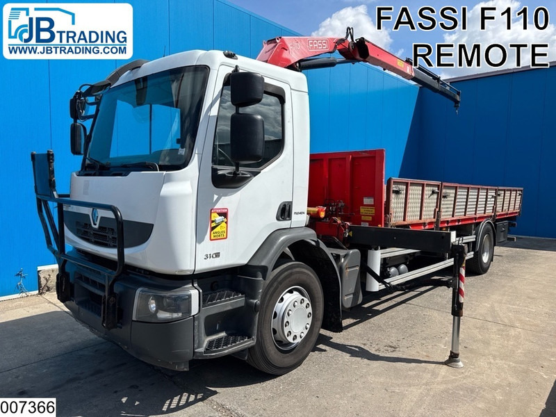 Renault Premium 310 Dxi EURO 5, Retarder, Fassi, Remote - Camion plateau, Camion grue: photos 1 Renault Premium 310 Dxi EURO 5, Retarder, Fassi, Remote - Camion plateau, Camion grue: photos 1