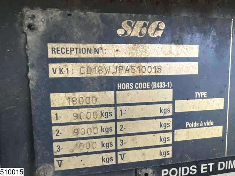 Samro Middenas BDF - Remorque porte-conteneur/ Caisse mobile: photos 5 Samro Middenas BDF - Remorque porte-conteneur/ Caisse mobile: photos 5