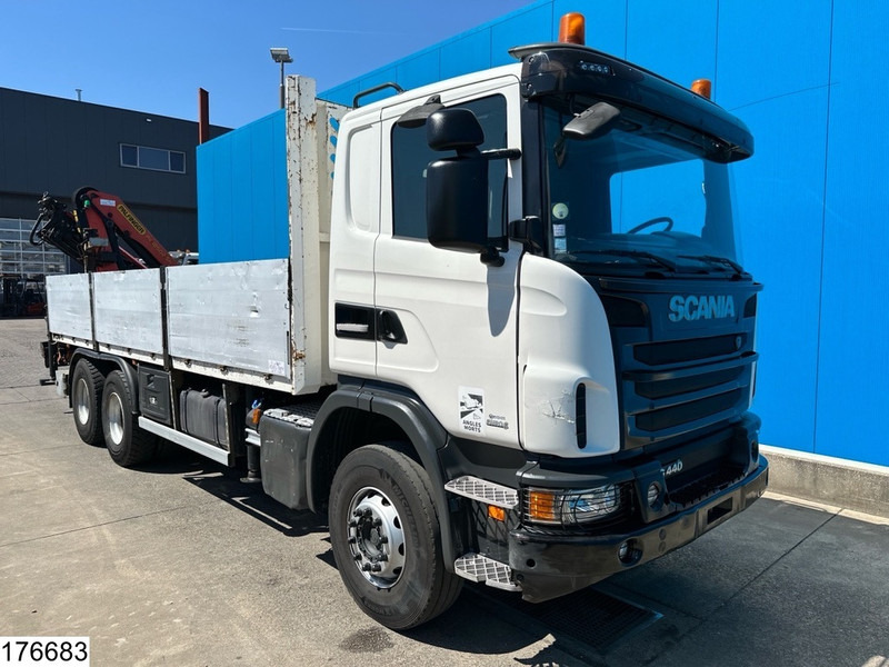 Scania G 440 6X4, EURO 6, Retarder, Palfinger - Camion plateau, Camion grue: photos 3 Scania G 440 6X4, EURO 6, Retarder, Palfinger - Camion plateau, Camion grue: photos 3