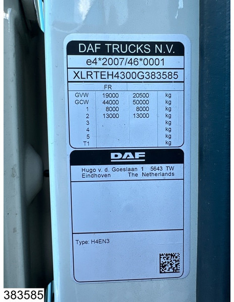 Tracteur routier DAF XF 480 EURO 6, Retarder, Standairco: photos 7