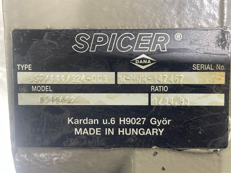 Essieu et pièces pour Engins de chantier Atlas -Spicer 357/111/324-003-Differential/Differentieel: photos 8