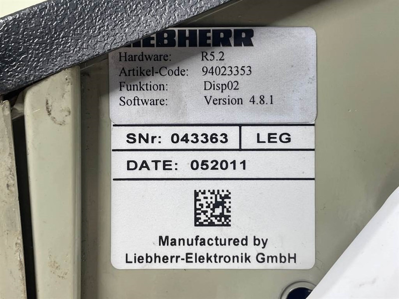 Système électrique pour Engins de chantier Liebherr A 924 C: photos 6