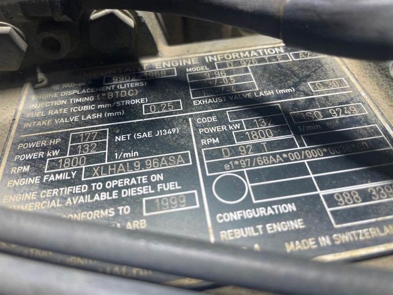Moteur pour Engins de chantier Liebherr D926T-E A2-Engine/Motor: photos 10