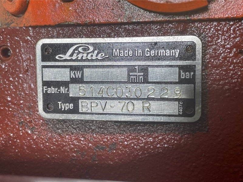 Linde BPV70R - Drive pump/Fahrpumpe/Rijpomp - Hydraulique pour Engins de chantier: photos 5 Linde BPV70R - Drive pump/Fahrpumpe/Rijpomp - Hydraulique pour Engins de chantier: photos 5
