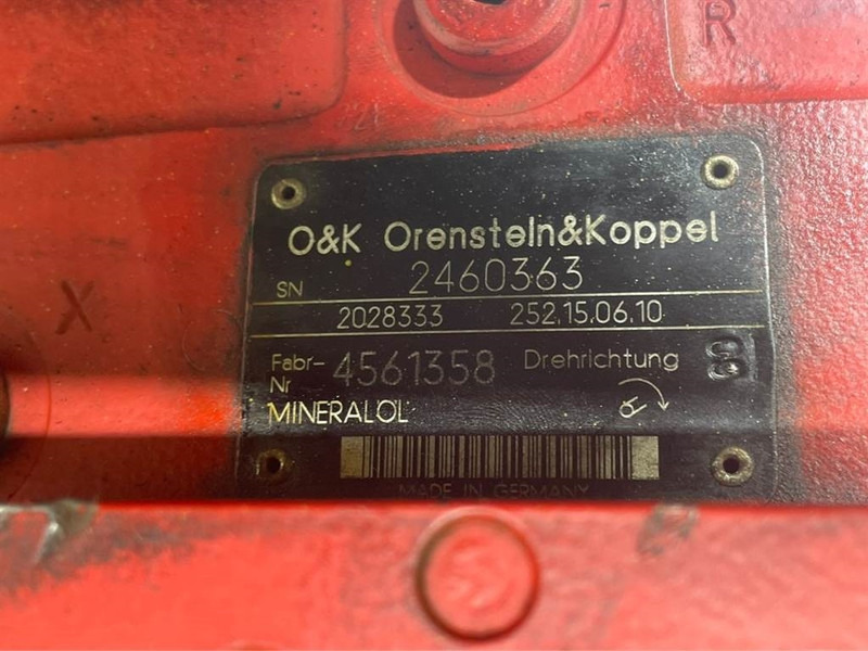 O & K MH6.5-2460363-Drive pump/Fahrpumpe/Rijpomp - Hydraulique pour Engins de chantier: photos 4 O & K MH6.5-2460363-Drive pump/Fahrpumpe/Rijpomp - Hydraulique pour Engins de chantier: photos 4