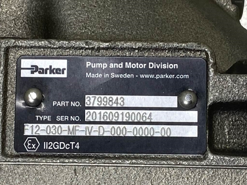 Parker F12-030-MF-IV-D-Drive motor/Fahrmotor/Rijmotor - Hydraulique pour Engins de chantier: photos 5 Parker F12-030-MF-IV-D-Drive motor/Fahrmotor/Rijmotor - Hydraulique pour Engins de chantier: photos 5