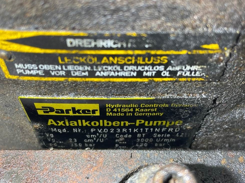 Parker PV023R1K1T1NFRD - Load sensing pump - Hydraulique pour Engins de chantier: photos 4 Parker PV023R1K1T1NFRD - Load sensing pump - Hydraulique pour Engins de chantier: photos 4