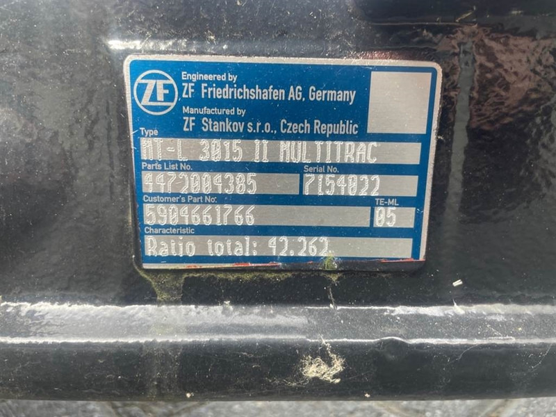 Yanmar V7-5904661766-ZF MT-L3015II-Axle/Achse/As - Essieu et pièces pour Engins de chantier: photos 5 Yanmar V7-5904661766-ZF MT-L3015II-Axle/Achse/As - Essieu et pièces pour Engins de chantier: photos 5