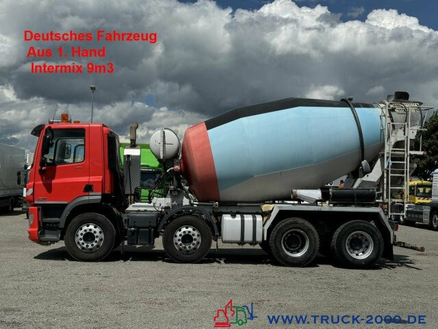 DAF CF400 8x4 Putzmeister-Intermix 9m3 Deutscher LKW - Camion malaxeur: photos 1 DAF CF400 8x4 Putzmeister-Intermix 9m3 Deutscher LKW - Camion malaxeur: photos 1