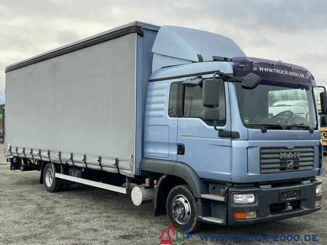 Camion à rideaux coulissants MAN TGL 9.210 Schiebeplane L+R LBW Großes Haus/ Bett: photos 15