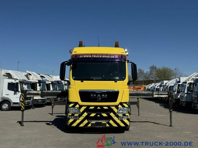 Camion plateau, Camion grue MAN TGS 26.400 Kran PK42502D * Container * LBW *: photos 11