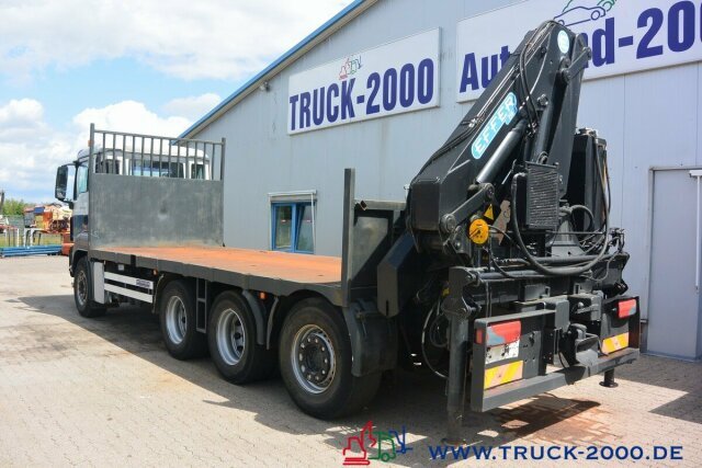 Camion plateau, Camion grue MAN TGS 35.400 8x4 Effer 250 6S Höhe 23,5m NL:16,3T: photos 9