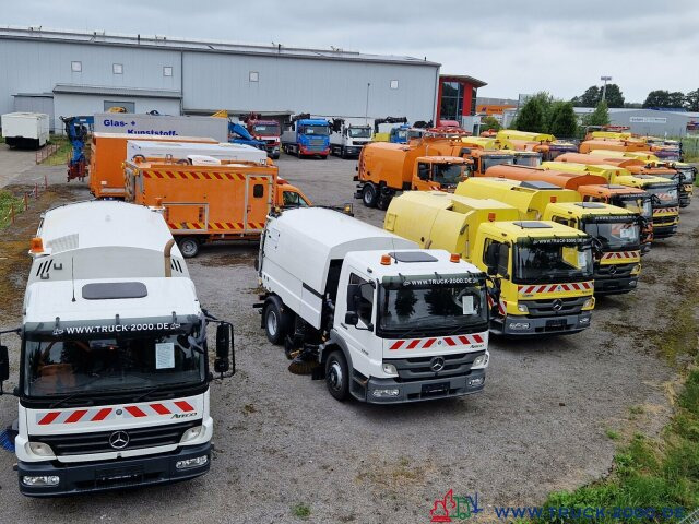 Balayeuse de voirie Mercedes-Benz Atego 1524 Bucher Johnston VS650 Deutsches Gerät: photos 8